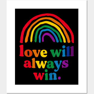 Love will win Pride kid child LGBT Posters and Art